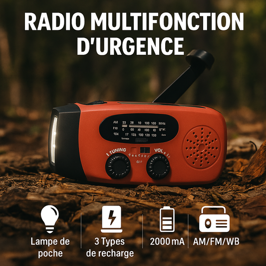 Radio - Lampe Dynamo Solaire™